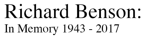 Richard Benson (1943 - 2017)